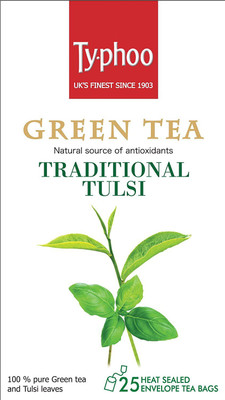 

Typhoo Fresh Brew Tulsi Green Tea Box(25 Sachets)