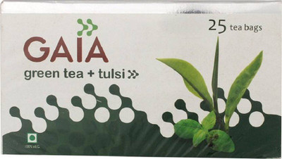 

GAIA Tulsi 25 TB (Pack of 2) Tulsi Green Tea(50 g, Box)