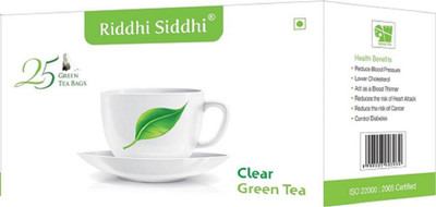 

Riddhi Siddhi 25 enveloped tea bags Unflavoured Green Tea(25 Sachets, Carton)