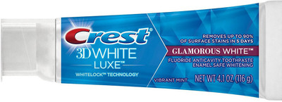 Crest 3d White Luxe Glamorous White Teeth Whitening Vibrant Mint