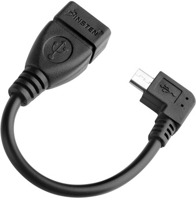 

C&E TV-out Cable Micro USB OTG to USB 2.0 Adapter Cable(Black, For Mobile)