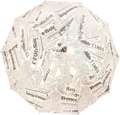 

HOU-DY News Collage Digital Print Auto Open Umbrella Umbrella(White)