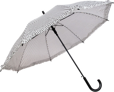 

HOU-DY Polka Dots Frilled Umbrella Umbrella(White)