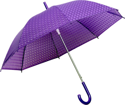 

HOU-DY 3D Textured Design Purple Auto Open Umbrella(Purple)