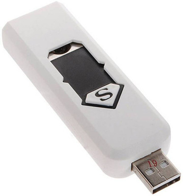 

IZED Flameless and Rechargeable for royals LSPRZman Cigarette Lighter(White)