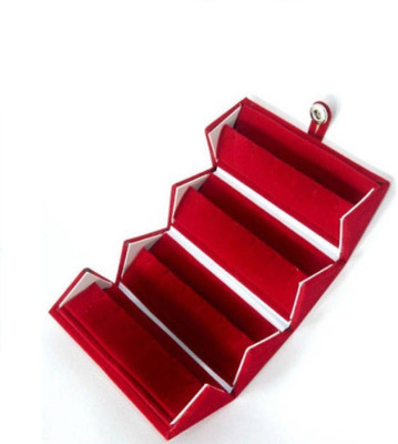 

Addyz Pack of 4 Pieces Earring Box Jewellery Vanity Box(Maroon)