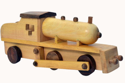 

Craft Trade Handmade Wooden Engine showpiece(Brown)