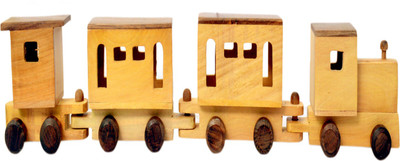 

Craft Trade Wooden Train(Brown)