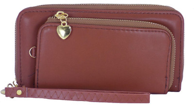 

Bagaholics Women Brown Artificial Leather Wallet(8 Card Slots)