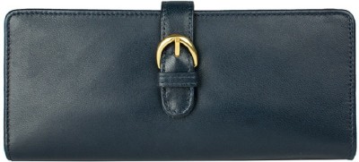 

Hidesign Women Blue Genuine Leather Wallet(6 Card Slots), Midnight blue