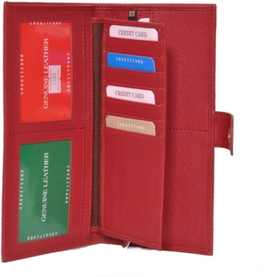 

Southpole Fashions Women Red Artificial Leather Wallet(11 Card Slots)