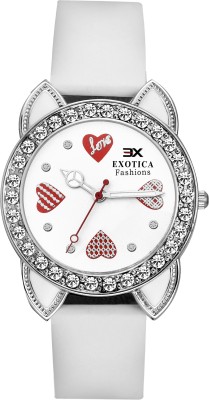 Exotica Fashion EFLM-02-White Analog Watch  - For Girls   Watches  (Exotica Fashion)