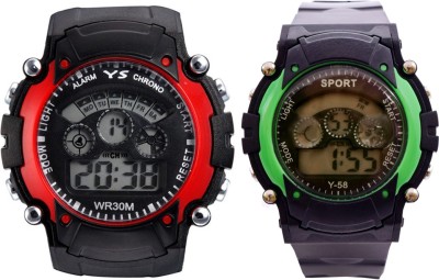 Creator Red And Green Sports Return Gifts(Very May Colours) Combo Digital Watch  - For Boys & Girls   Watches  (Creator)