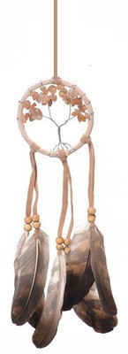 

Rooh Wellness Wool Windchime(6 inch, Brown, White)