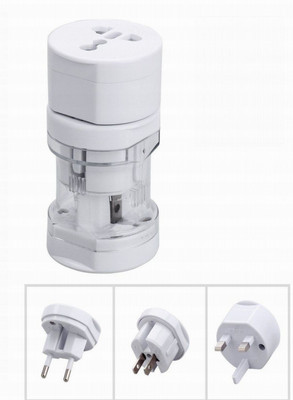 

eShop24x7 Universal UK US AU EU Travel International AC Power Plug Converter Worldwide Adaptor(White)