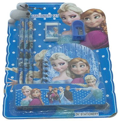 

Funcart Frozen Stationery Set - 3 pencils,notebook,sharpner & eraser