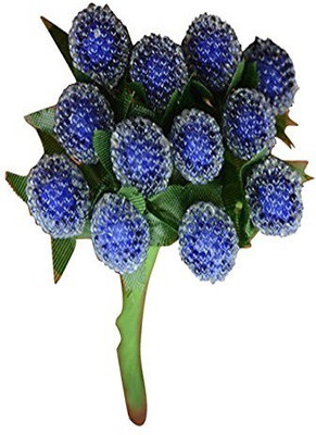 

Futaba Blue Wild Flower Artificial Flower(2 inch, Pack of 1)