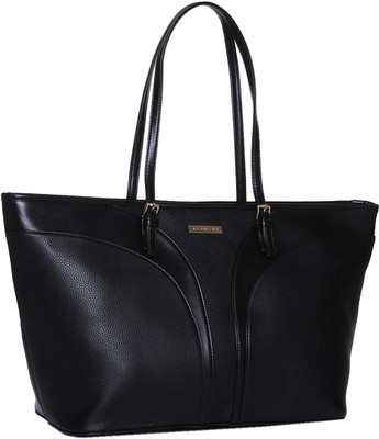

Addons Colour Block Spacious Tote Bag Shoulder Bag(Black, 5 L)