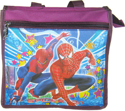 

Goodluck Goodluck Medium Size Spider-Man Pic Lunch Bag Waterproof Lunch Bag(Purple, 2 L)