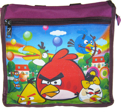 

Goodluck Goodluck Medium Size Angry Birds Pic Lunch Bag Waterproof Lunch Bag(Purple, 2 L)