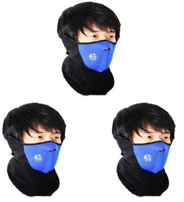

CleanIT Blue, Black Bike Face Mask for Men & Women(Size: Free, Balaclava)