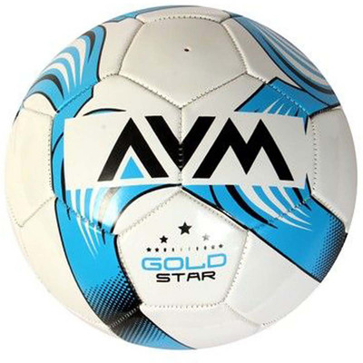 

Avm Gold Star Football - Size: (Pack of 1, White, Blue, Black