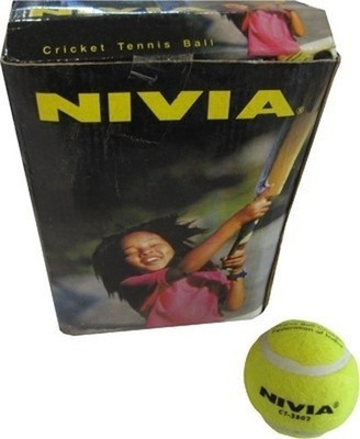 Nivia Cricket Tennis Ball Cricket Ball - Size: Standard(Pack of 6, Yellow) available at flipkart for Rs.365
