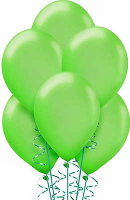 

TOYXE Solid 40013 Latex Pearl Toy Balloon(Green, Pack of 100)