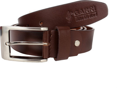 

Garri Men Formal Brown Genuine Leather Belt