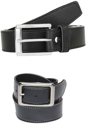 

Fast Foh Men & Women Casual Black Synthetic Belt