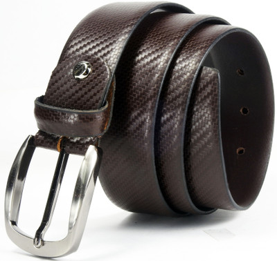 

VOGARD Men & Women Formal, Evening, Party Brown Genuine Leather Belt
