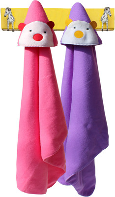 

My NewBorn Self Design  Hooded Baby Blanket(Polyester, Purple, Maroon, Maroon;purple