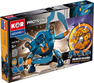 

Geomag KOR PROTEON BLATTA 103 Pcs(Yellow, Blue, Silver)