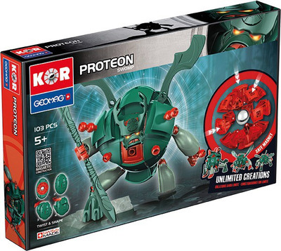 

Geomag KOR PROTEON SWOMP 103 Pcs(Red, Green, Silver)
