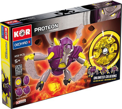 

Geomag KOR PROTEON VULKRAM 103 Pcs(Purple, Grey, Yellow, Silver)