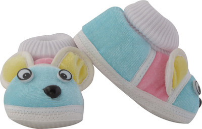 

Joymart Soft Cotton Puppy Baby Booties for New Born/ Infant Booties(Toe to Heel Length - 10 cm Blue)