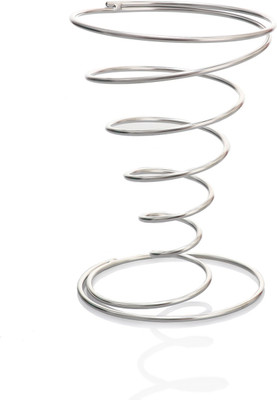 

Urban Snackers Cone Chip Basket- Appetiser Cones, Chip Cones Spring Holder Stainless Steel Bowl(Steel, Pack of 1)
