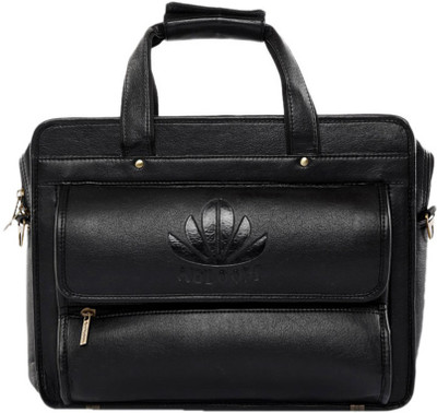 

ABLOOM 415465 Medium Briefcase - For Men(Black)