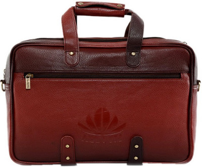 

ABLOOM 13256 Medium Briefcase - For Men & Women(Brown)