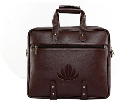 

ABLOOM 0021s Medium Briefcase - For Men(Brown)
