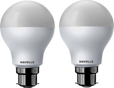 

Havells 10 W Standard B22 LED Bulb(White, Pack of 2)