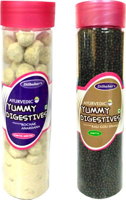 

Dilbahar Rochak Anardana Kali Goli Heeng Combo Pomegranate, Cumin Mouth Freshener(Pack of 2)