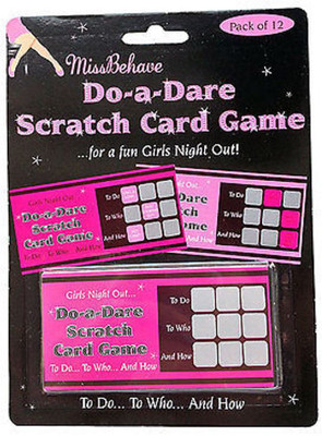 

Funcart Hen Party Pack Of 12 Do-a-dare Scratch Card Game(Multicolor)
