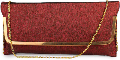 

Shoetopia Party Red Clutch