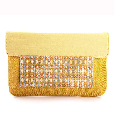

Utsavi Party Brown Clutch