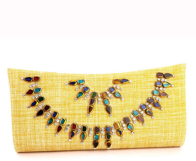 

Utsavi Party Beige Clutch