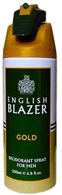 

English Blazer Gold Deodorant Spray - For Men(200 ml)