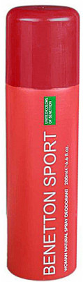 

Benetton Sports Deodorant Spray - For Women(200 ml)
