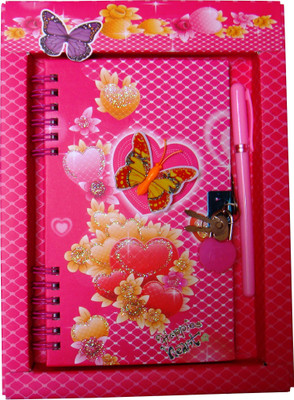

BJ A5 Diary(Heart, Multicolor, Pack of 2)