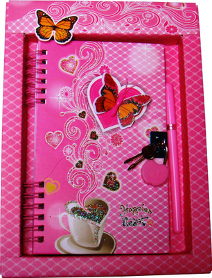 

BJ A5 Diary(H. heart, Multicolor, Pack of 2)